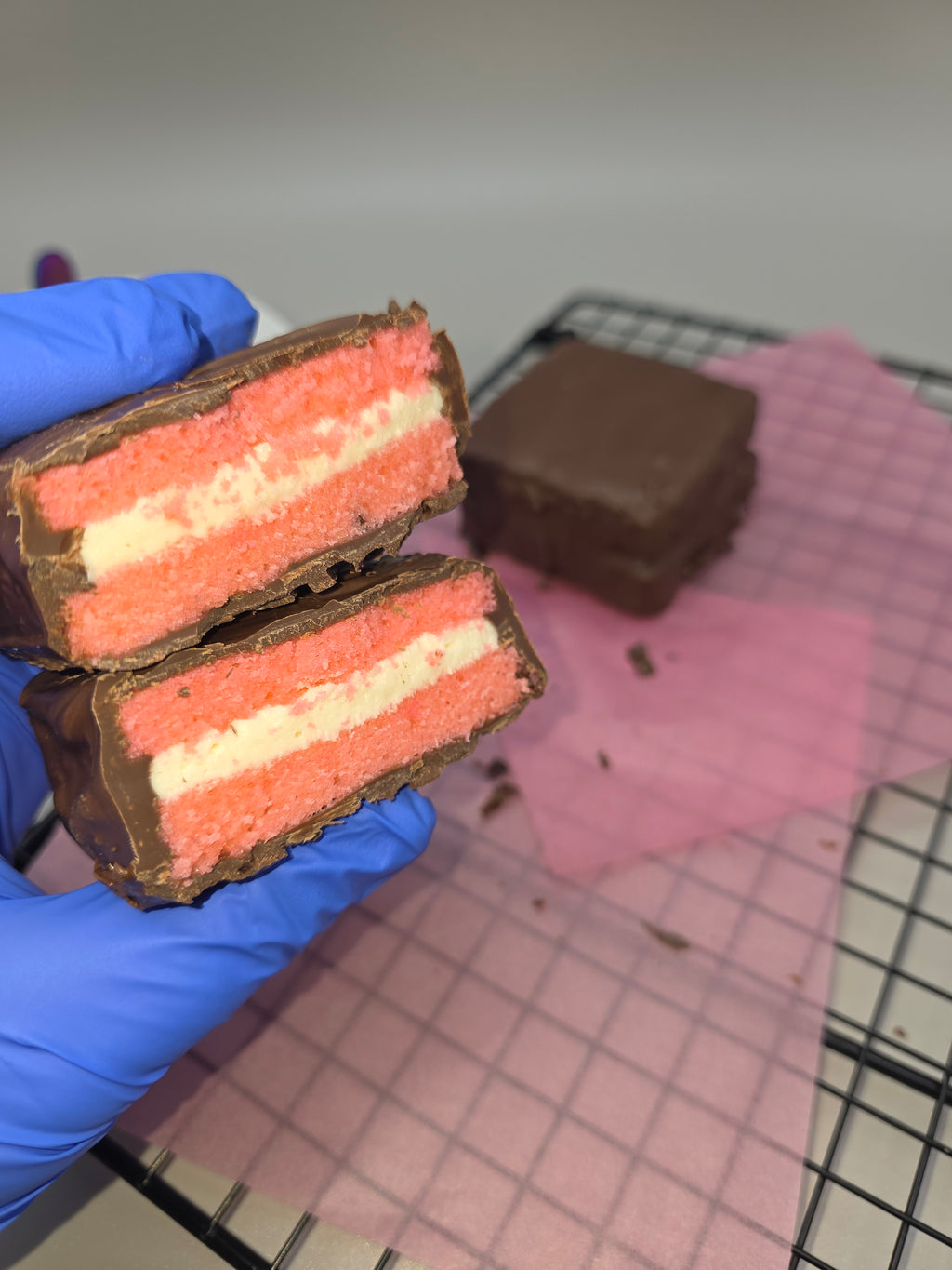 Chocolate Covered Strawberry Cakes